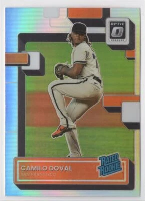 2022 DONRUSS OPTIC  RATED ROOKIE HOLO Camilo Doval Rookie San Francisco Giants - Image 1 of 2