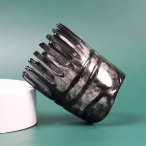 Champú cuerno de búfalo cepillo ducha cepillo masaje masaje cuero cabelludo peine para el cabello - Imagen 1 de 8