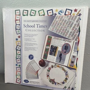 Creative Memories 12x12 School Times Collection Pages Stickers Kit 2003 Old Styl - Picture 1 of 5