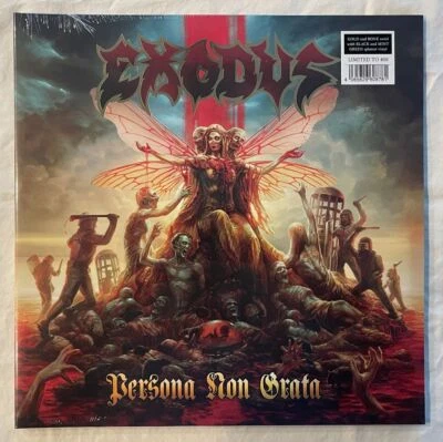 Exodus - Persona Non Grata (Gold Bone w/Black-Mint Green Splatter 2-LP Only 400) - Image 1 of 3