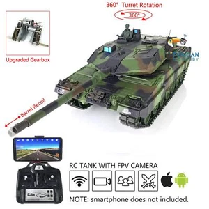 Henglong 1/16 7.0 Leopard2A6 IR BB RC Tank 3889 Barrel Recoil FPV 360° Rotary - Picture 1 of 12