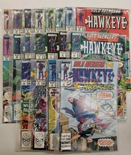 SOLO AVENGERS #1-19 ~ HAWKEYE ~ VF-NM 1987 MARVEL COMICS ~ JIM LEE ART, DEFALCO