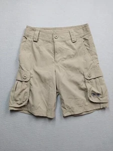 Under Armour Boys Youth Hiking Shorts Size Small YSM Cargo Ripstop Nylon Grey - Picture 1 of 6