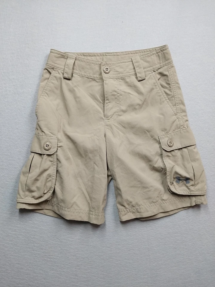 Under Armour мальчиков молодежи туризм шорты размер маленький YSM грузовой рипстоп нейлона серый - Изображение 1 из 4