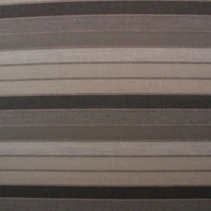 BALLARD DESIGNS LUCY ASPHALT SUNBRELLA GRAY WOVEN STRIPE FABRIC BY THE YARD 54"W - Picture 1 of 6