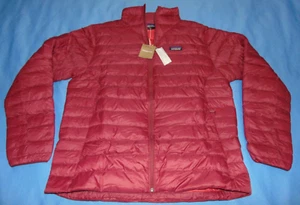 NWT PATAGONIA 2023 DOWN SWEATER FULL ZIP JACKET XL CARMINE RED - Picture 1 of 7