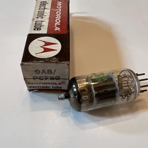 Vintage Motorola 9A8/PCF80 Tube Nos Tested - Picture 1 of 2