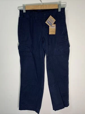 Pantalones de Escalador Lands' End Niños Hierro Rodilla Cintura Ajustable Azul Marino 8 Foto 1 de 4