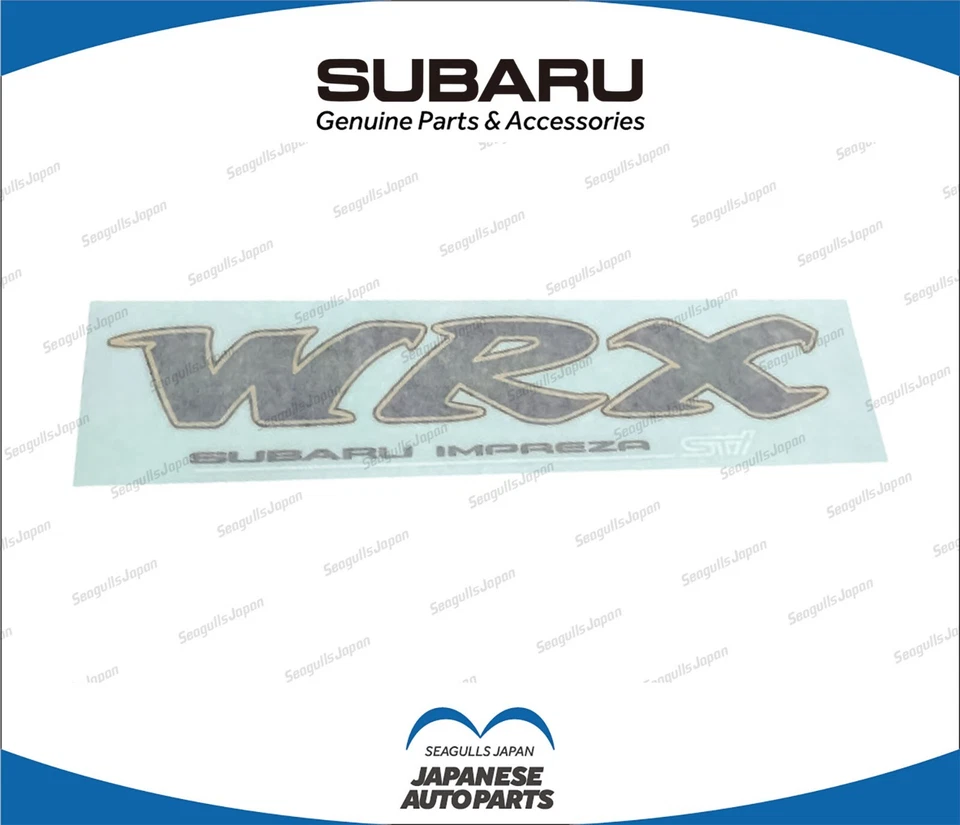 Calcomanía adhesiva genuina para maletero trasero GC8 Impreza WRX STI ST99800ST430 F/S Subaru Foto 1 de 1
