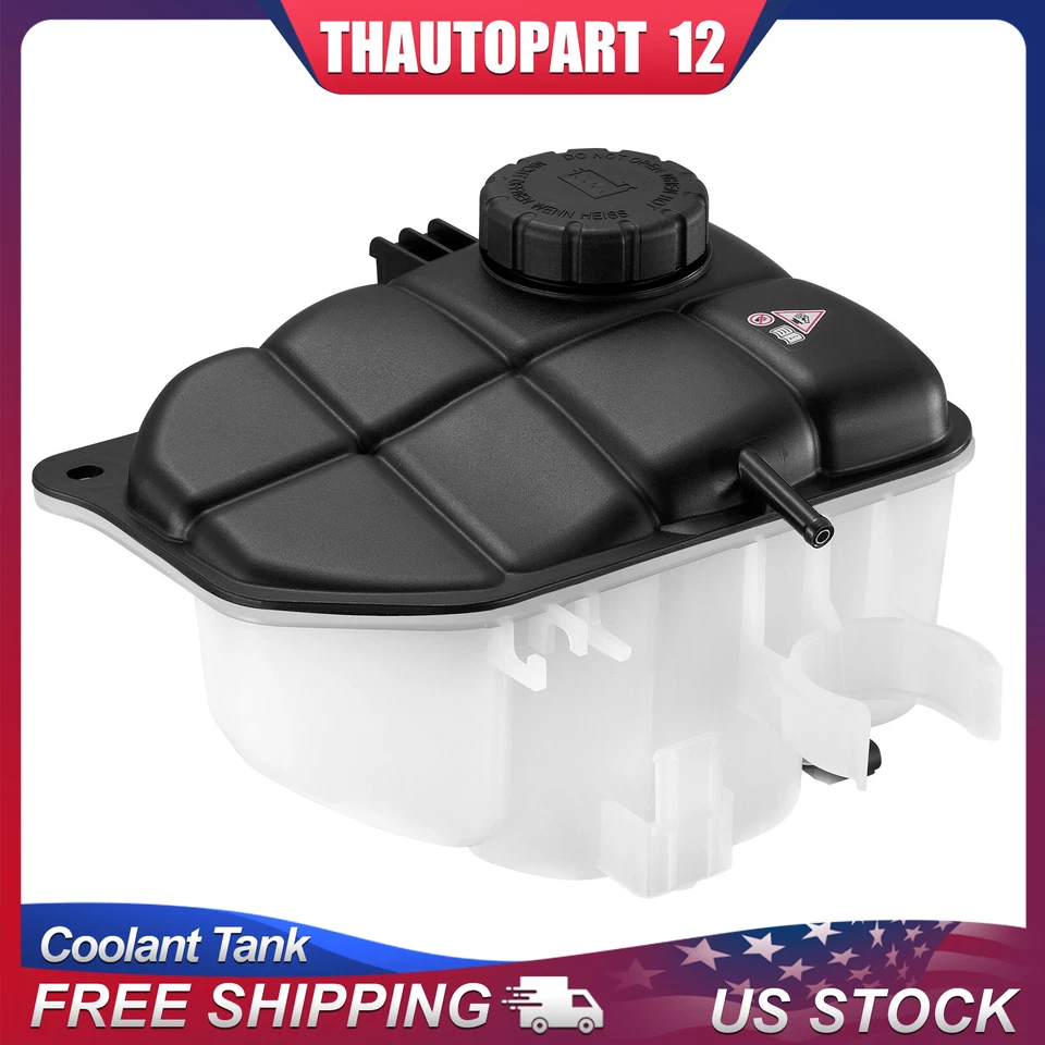 Tanque de expansión de recuperación de refrigerante con tapa para Mercedes Benz C230 C240 CLK350 CLK500 Foto 1 de 4