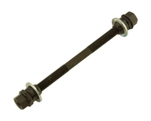 ABSOLUTE 175MM LONG STEEL REAR BICYCLE HUB AXLE 3/8 IN BLACK. - Picture 1 of 1