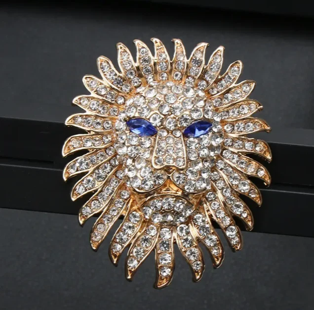 lion Brooch Pin Fashion Jewelry NEW Free Shipping 2.2 inch - Image 1 of 1