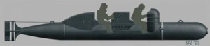 Choroszy 1/48 S4801 Italian Human Torpedo Maiale resin kit - Picture 1 of 1