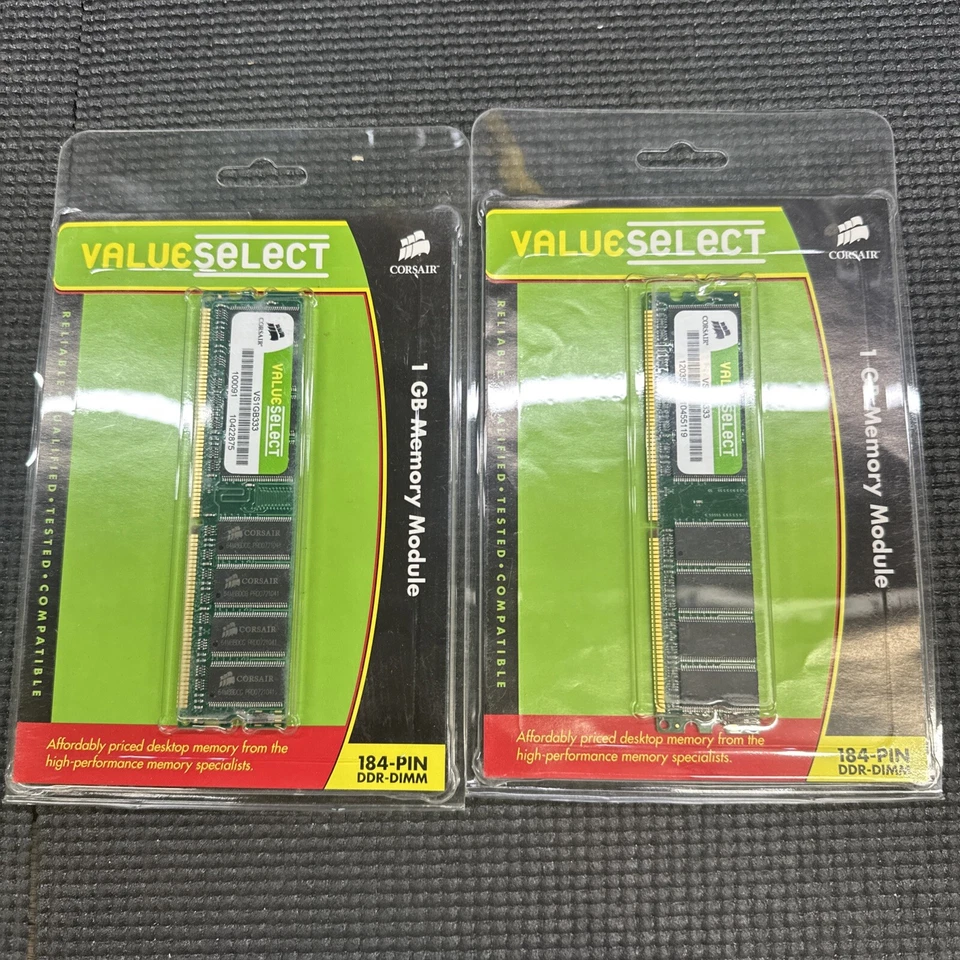 Corsair DDR1 1GB Value Select Ram Memory 400 MHz VS1GB400C3 - Image 1 of 4