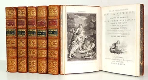 1777. Delisle de Sales. Philosophie de la nature & traité de l'espèce humaine - Foto 1 di 12