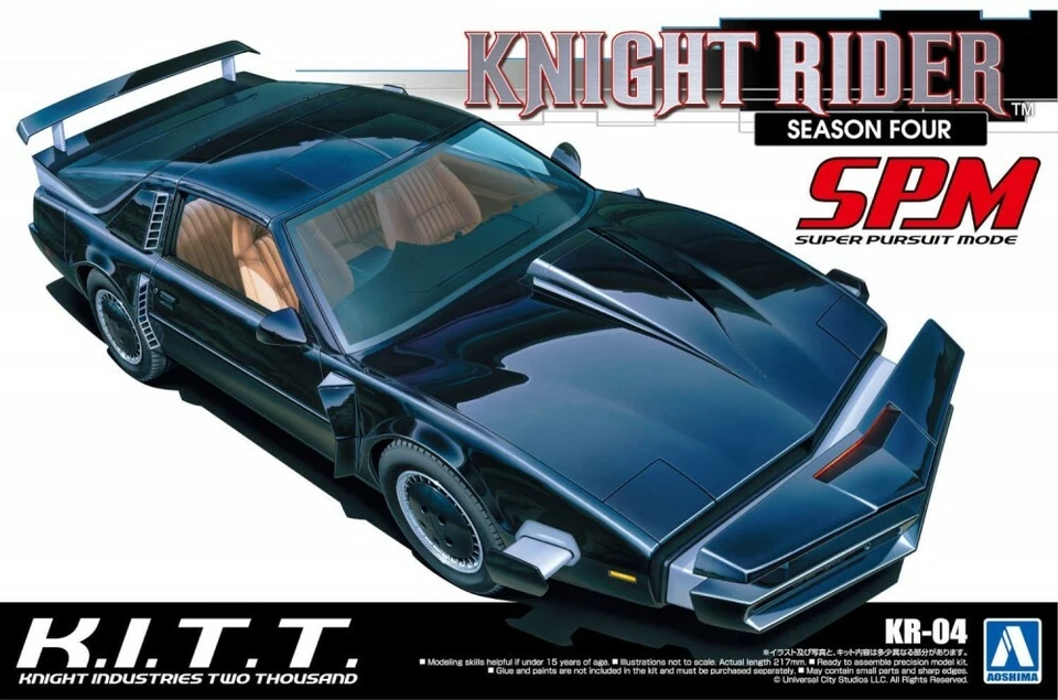 Aoshima 1/24 KR-04 KNIGHT RIDER SEASON FOUR 4 KNIGHT 2000 K.I.T.T. SPM Kit JP