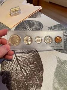 1964 D US Mint Set. In vintage case Whitman Case (#100736) - Picture 1 of 4