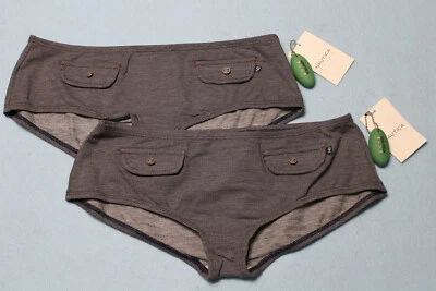 NEW 2 Lot Nautica Blue Juniors Navy Bikini Bottoms Floating M See Measurements* - Image 1 of 4