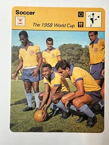 1979 Sportscaster Soccer #72-24 1958 WORLD CUP W/PELE, BRAZIL  - Picture 1 of 10