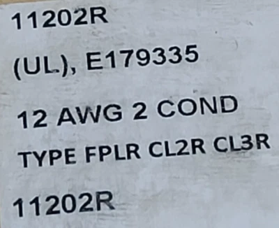 Cable de comunicación/alarma elevadora trenzada Advanced Digital 11202R 12/2C/50 pies Foto 1 de 4