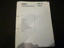 Oryginalny schemat instrukcji serwisowej Saba Ultra Hifi 9120Stereo