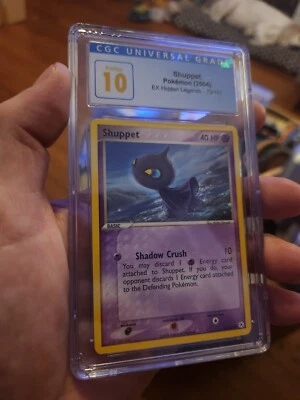 (POP 5) CGC 10 PRISTINE Shuppet 72/101 EX Hidden Legends Pokemon Card - Image 1 of 4