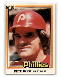 1981 Donruss #371 Pete Rose Philadelphia Phillies 202334 - Picture 1 of 2