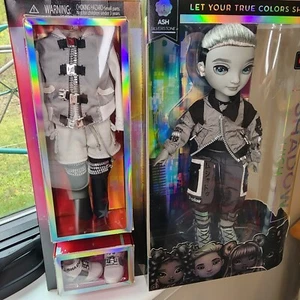 🌟Rainbow High Fashion Doll🌟 Shadow High Boy Ash Silverstone Grey Scale NEU! - Bild 1 von 10