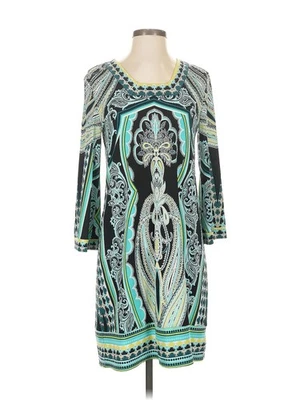 Alfani Women Green Casual Dress S Petites - Image 1 of 4