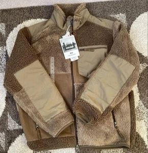 Engineered Garments Brown Fleece Jacket Size M Casual Outerwear #EH ZIB - Picture 1 of 2