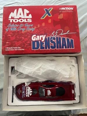 Action Gary Densham Action 2001 Mustang Mac Tools NHRA 50th Funny Car 1:24 Nuevo en caja Foto 1 de 2