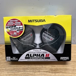 MITSUBA HOS-04G ALPHA 2 Compact Car Horn 400 + 480 Hz 113dB 12V - Picture 1 of 7