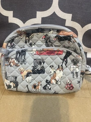 Vera Bradley Best In Show Dog Print Cosmetic Makeup Bag - Image 1 of 3