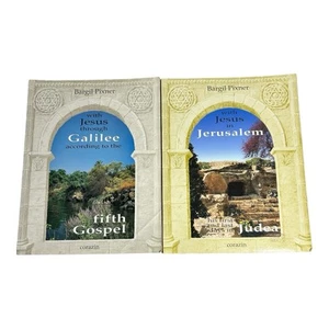 BARGIL PIXNER WITH JESUS IN JERUSALEM THROUGH GALILEE BOOK SET LOT OF 2 - Picture 1 of 11