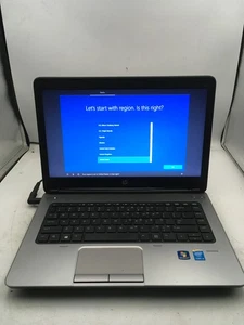 HP PROBOOK 640 G1 -WINDOWS 10- INTEL I5 4TH GEN - 4GB RAM - 128GB HDD - READ -BB - Picture 1 of 8