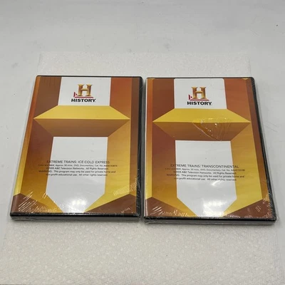 2 New Sealed History Channel Extreme Trains dvds Ice Cold Express Transcontinent - Image 1 of 4