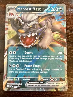 Mabosstiff ex 086 Sv: Scarlet & Violet Promo Cards Holo - Image 1 of 2