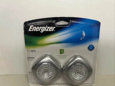 Energizer LED Tap Lights 2 Pack Battery Operated Soft White Light Push On/Off - Image 1 of 4