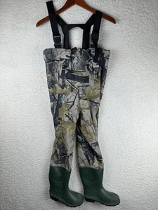 Ouzong Chest Waders For Kids (Shoe Size 1US 32EU) Camouflage Camo Print - Picture 1 of 8