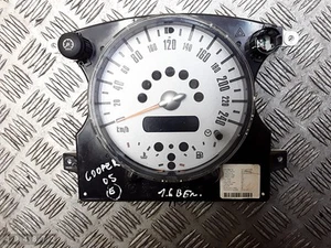 TACHIMETRO STRUMENTAZIONE MINI COOPER 2005 LHD BENZINA 1600BENZINA 62116972077 DIFETTO - Foto 1 di 6