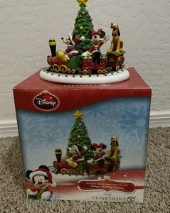 Department 56 Disney Mickey Mouse Holiday Express Christmas Village Decoration - Picture 1 of 3