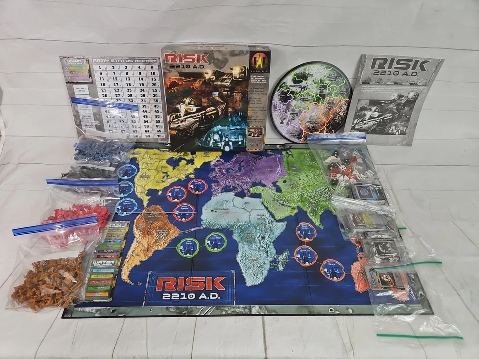 Risk 2210 AD Board Game 2007 - Avalon Hill Hasbro - Complete - Sci Fi Strategy - Image 1 of 4