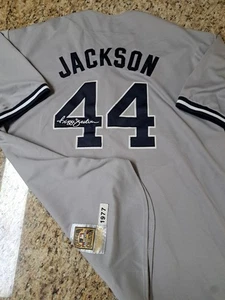 REGGIE JACKSON NY YANKEES MITCHELL & NESS COOPERSTOWN COLLECTION JERSEY 1977 4XL - Picture 1 of 11