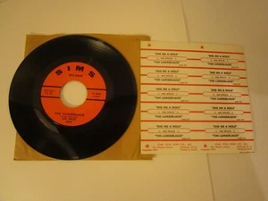 Hal Willis - The Lumberjack - Sims (45RPM 7”) + title strips  canada hof  q24 - Imagen 1 de 2