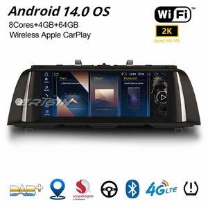 10,25" Android 14 Autoradio BMW 5er F10 F11 CIC Navi DAB Idrive CarPlay Qualcomm - Bild 1 von 24