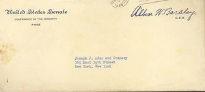 ALBEN W. BARKLEY SENATSKONFERENZ DER VEREINIGTEN STAATEN der MINDERHEIT FREIFRANK 1948 - Bild 1 von 1