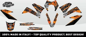 KIT AUFKLEBER GRAFIKEN #CAMOSPLATTER FLAME für Motorrad 640 SMC 2005 2006 2007 DEKOR - Bild 1 von 1