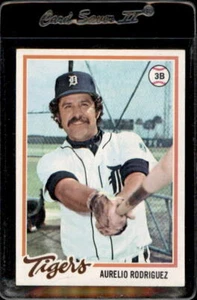 1978 Topps #342 Aurelio Rodriguez Detroit Tigers - Nice Card - Picture 1 of 2