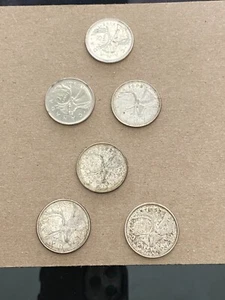 Canadian silver - pre 1968 quarters -- 80% 50% -- Great Value! +*Free Gift* - Picture 1 of 4