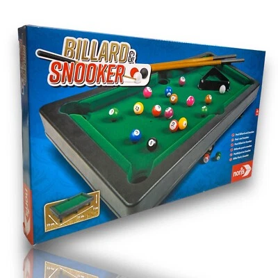 |121|Noris Pool Billard & Snooker Tischbillard Mini Billard Kinderspiel 4 Jahren - Bild 1 von 3